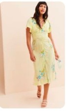 urban outfitters Floral Yellow dress  Xs