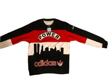 Rare vintage adidas sweatshirt brand new paris Run Dmc 20 Years Old