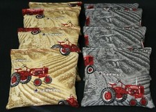 Farm Tractor International Farmall fabric 8 ACA Regulation Corn Hole Game Bags