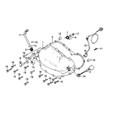 HONDA XR 250 R 1979-1983 Kit viti brugola inox motore completo XR250R XR250