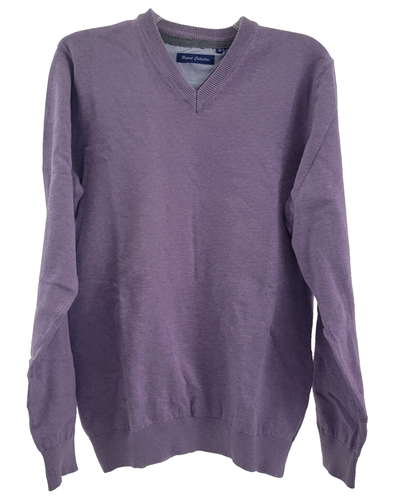 Report Collection Men's 100% Cotton V-Neck Long Sweater - Medium - Picture 5 of 16