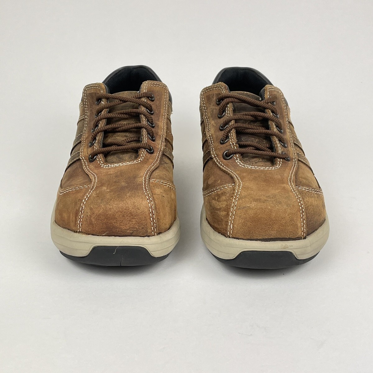 Hytest Hush Puppies Men’s Composite Toe Oxford Shoes Size 10 W Hush Puppies Men 5 / Women 7 Hytest Brown Casual Oxford  main image 3
