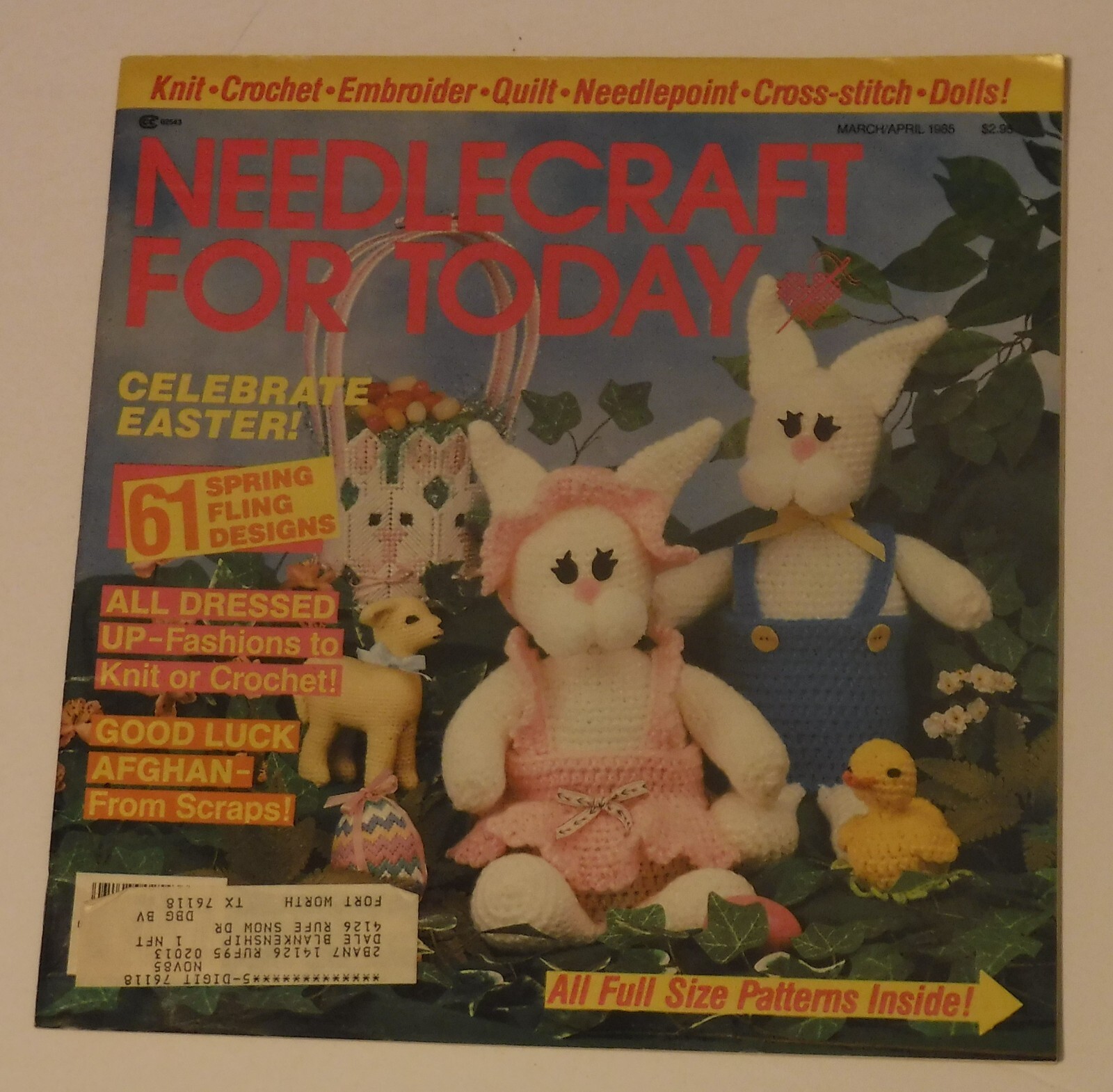 Needlecraft for Today Magazine March/April 1985 Celebrate Easter