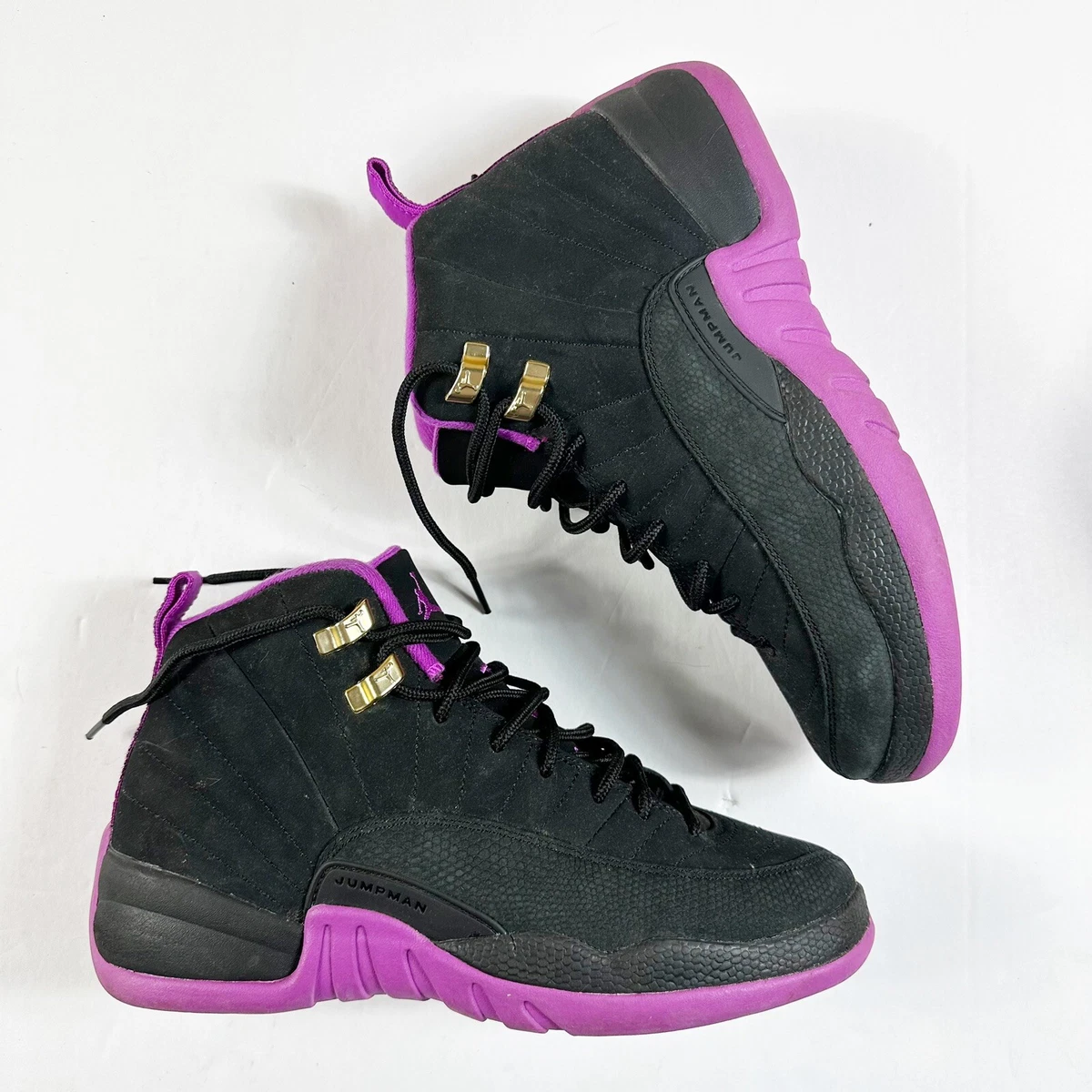 Jordan 12 best sale black and purple