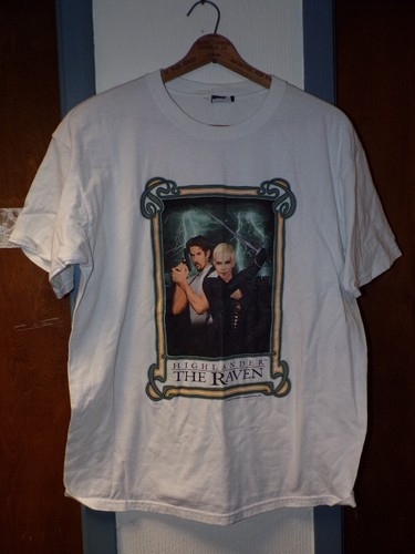 Highlander The Raven TV Series Authentic White T-shirt - XL - 021524JET - Picture 6 of 6
