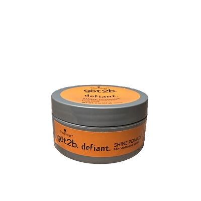 Got2b Defiant Shine Pomade 2oz Men's Hair Product Pomade for Controlled Style