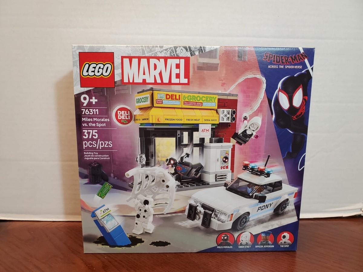 Vs The Spot Lego Sets With Miles Morales LEGO 76311 Spider-Verse