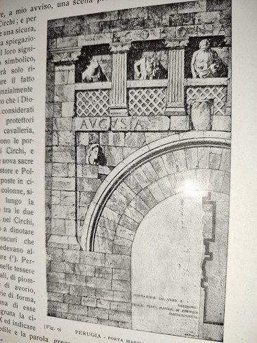 Lorenzo Fiocca PERUGIA sua ORIGINE CINTA delle MURA e PORTE. 1926. DEDICA AUTORE - Picture 14 of 17