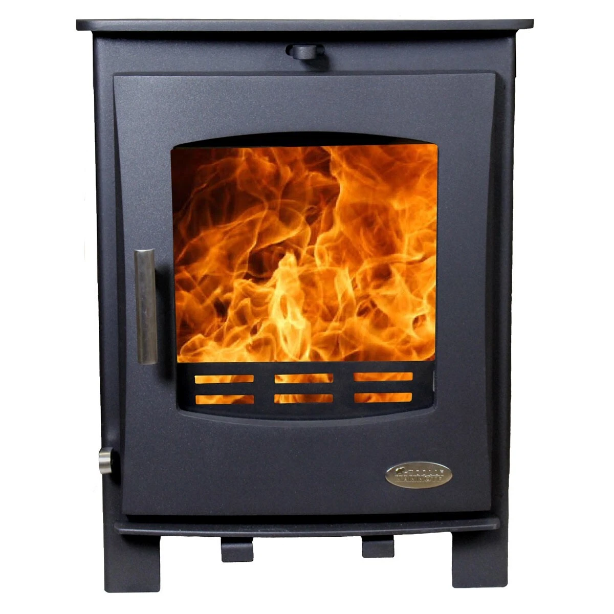 Woolly Mammoth Room Heater Stove 5kw DEFRA Multi Fuel Log Burner 125mm Eco  | eBay