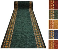 Läufer Teppichläufer antirutsch gummiert CHEOPS 67-120 cm grün bordo blau beige