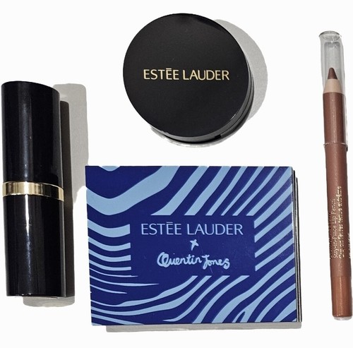 ESTEE LAUDER QUENTIN JONES MAKEUP GIFT SET - BLUSH / LIPSTICK / LINER / LIP BALM - Picture 2 of 8