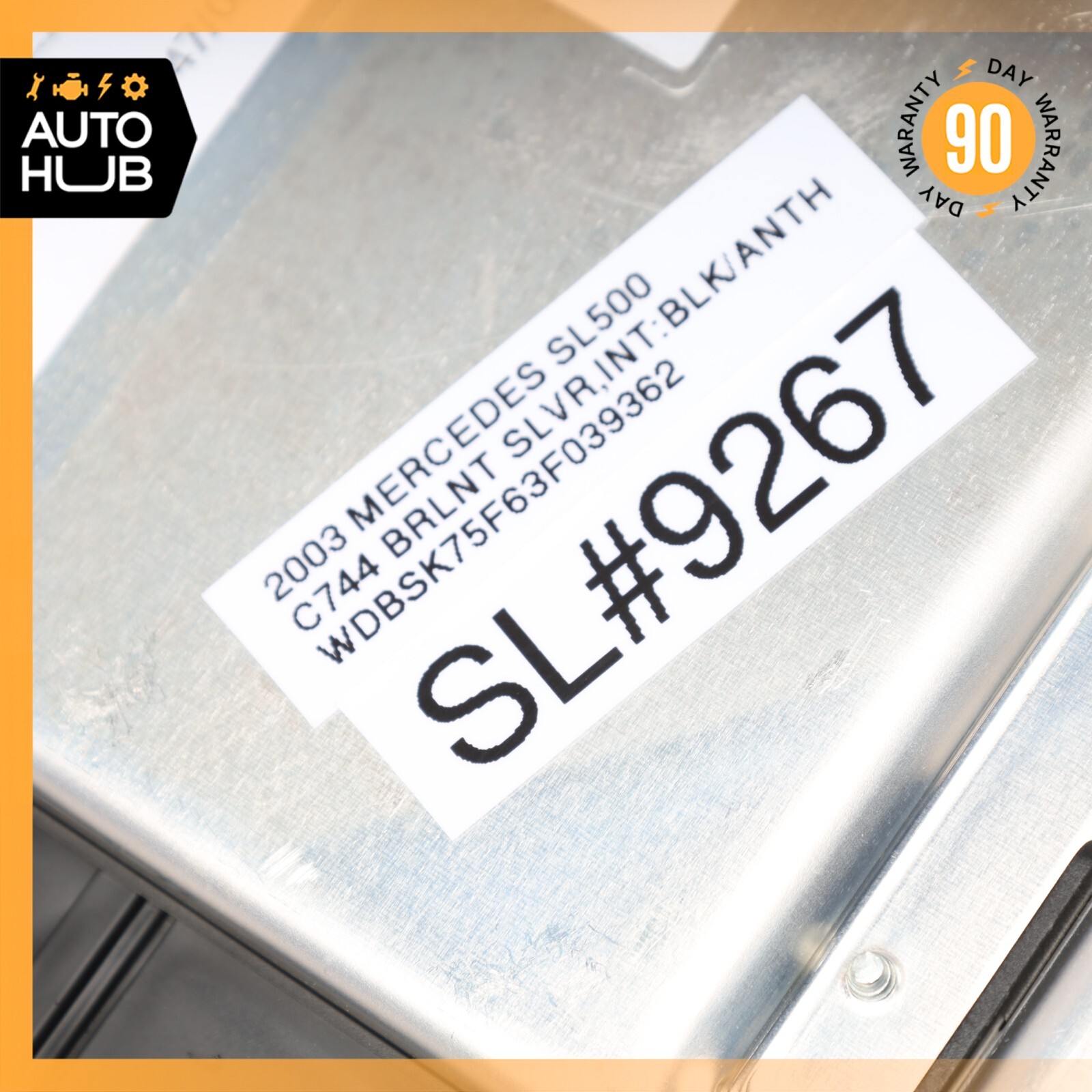 03-12 Mercedes R230 SL500 SL55 AMG SL550 Rear SAM Fuse Box Relay Module OEM