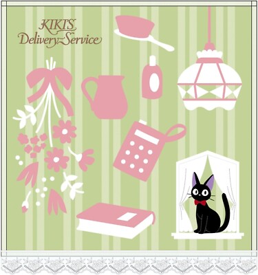 Kiki's Delivery Service Mini Towel (Jiji in the Room) W25×H25cm Studio Ghibli JP
