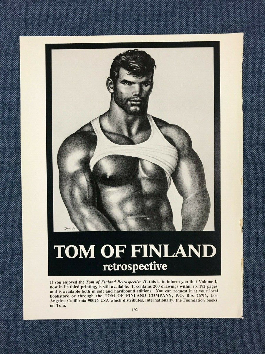 Art Page/Print from TOM of FINLAND Book - Retrospective #2