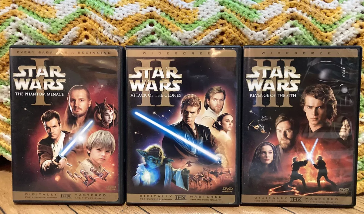 Star Wars Prequel Trilogy Box Set Blu-ray (Episodes 1-3) Region Free 