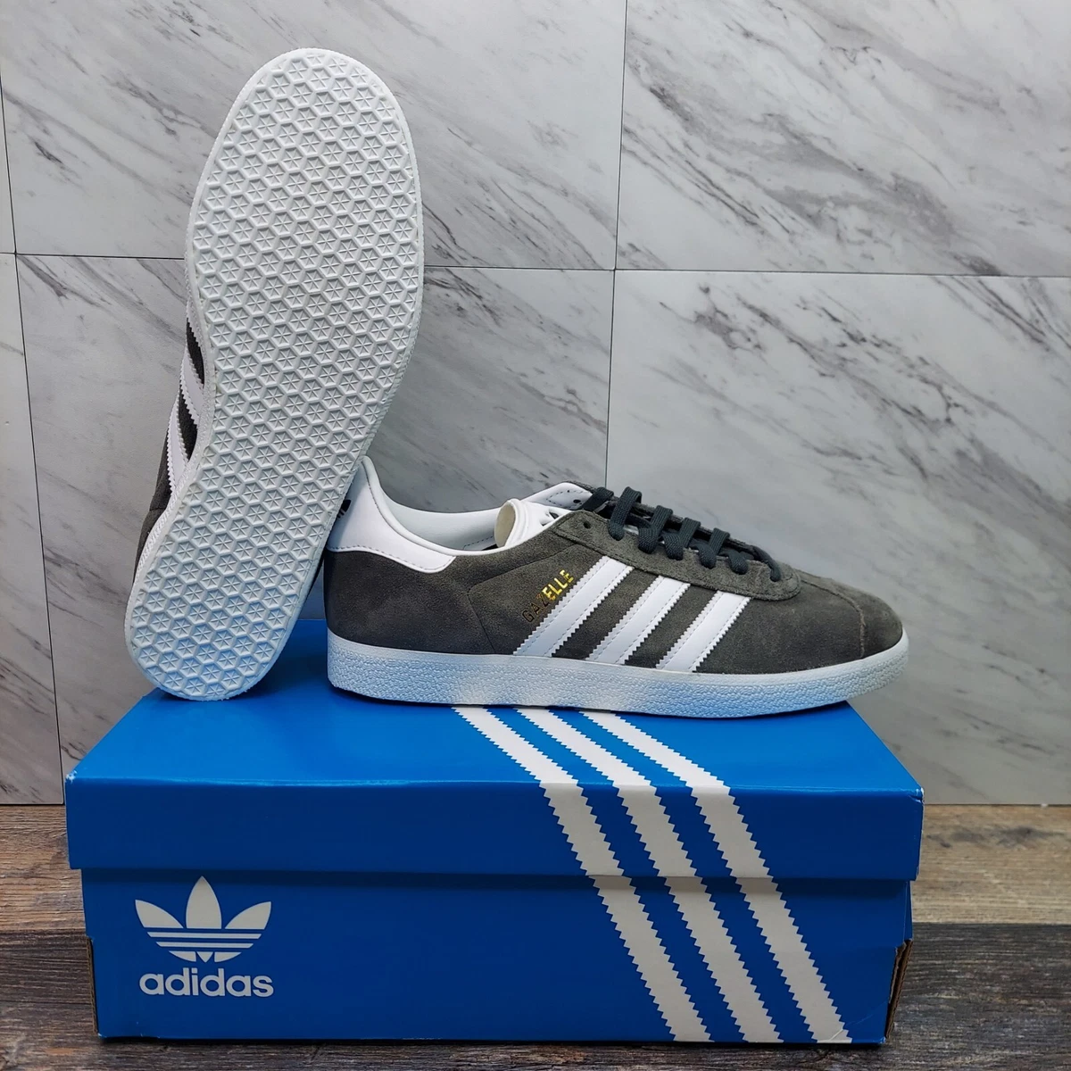 adidas Originals Gazelle Grey | eBay