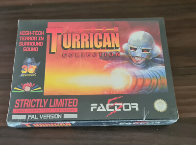 SNES Super Turrican PAL Strictly Limited (NEW & SEALED)