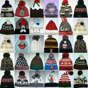 mens christmas bobble hat