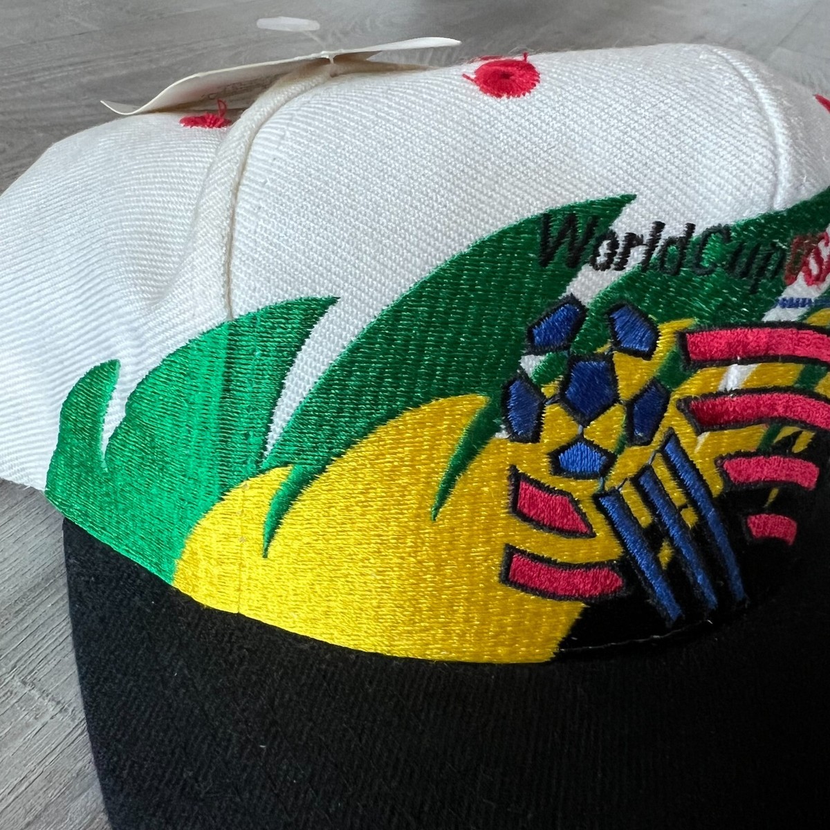 NWT World Cup USA 1994 Logo Athletic Sharktooth Stooth Wool