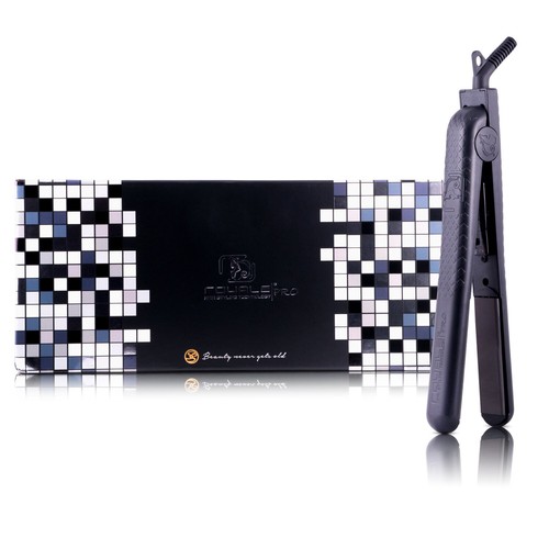 Royale 2 in 1 Flat Iron Hair Straightener & Curler Ceramic Tourmaline Plates - Picture 34 of 59