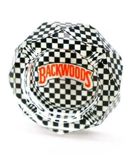 Glass Ashtray Crystal GLASS Round Beveled Ash Tray New in Box