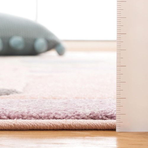 Carousel Kids Animal Rug - 5'3" Square, Stain Resistant & Pet-Friendly Design - Picture 4 of 8
