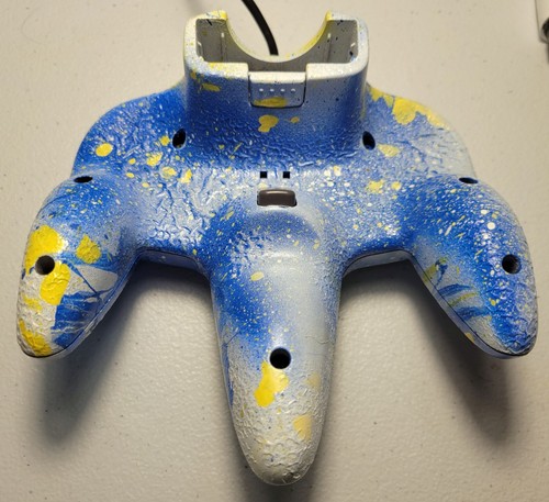 Nintendo N64 OEM Rebuilt Controller- Custom Paint "Tidal Sunbeam" - Picture 5 of 6