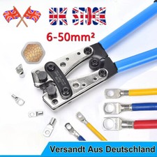 Heavy Duty Battery Cable Crimping Tool Wire Lugs Crimper Terminal Copper Lugs