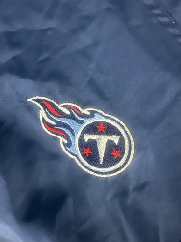 Tennessee Titans Puma NFL Zip Zip Windbreaker Jacket Size XL Vintage - Picture 2 of 9