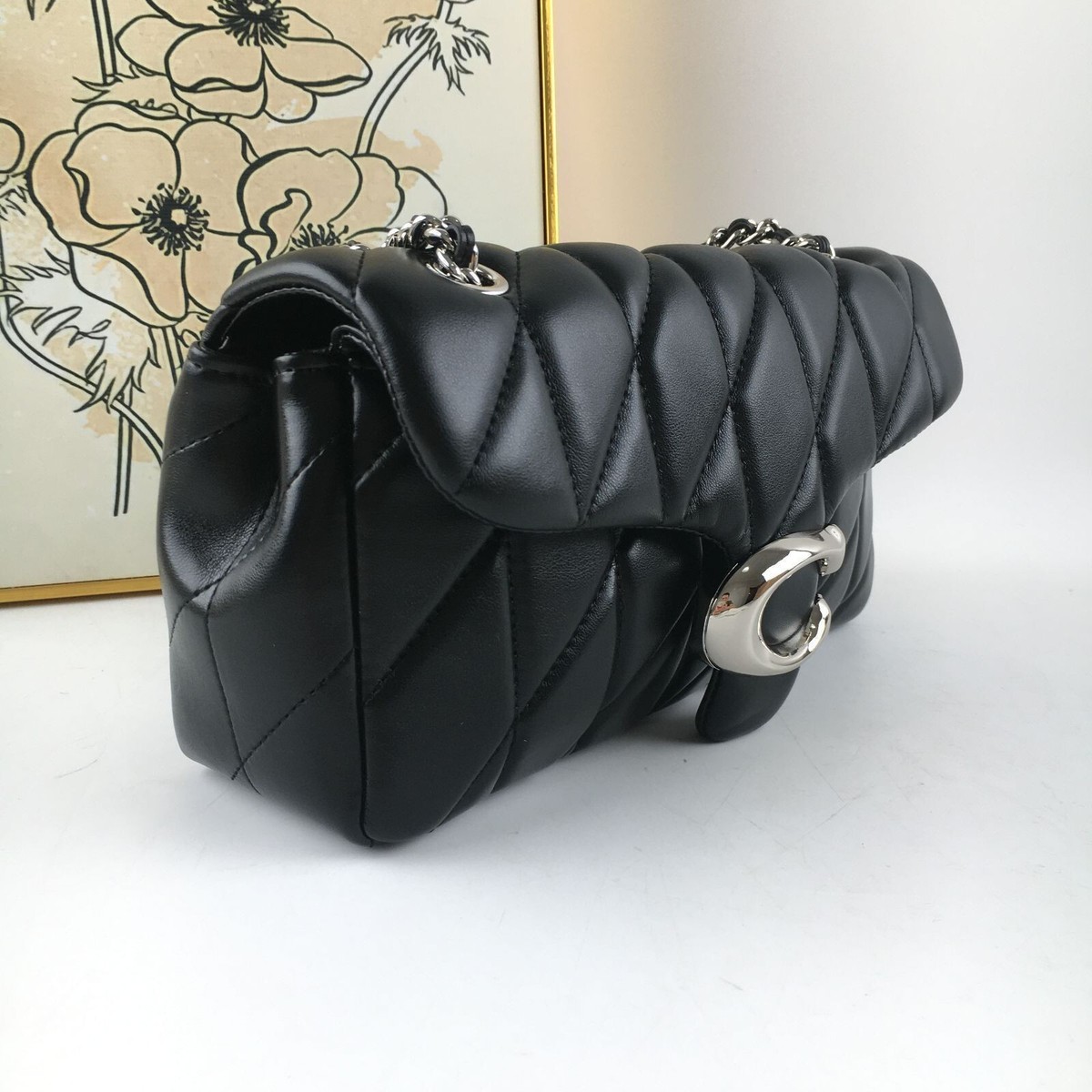 タビー 26 キルティング ブラック アウトレット CP150 wo COACH Tabby 26 Quilted Shoulder Bag Leather Black CP150