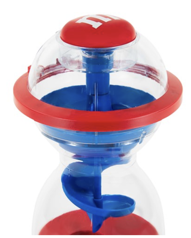 M&M's World Fun Machine Candy Dispenser Red and Blue New with Tags
