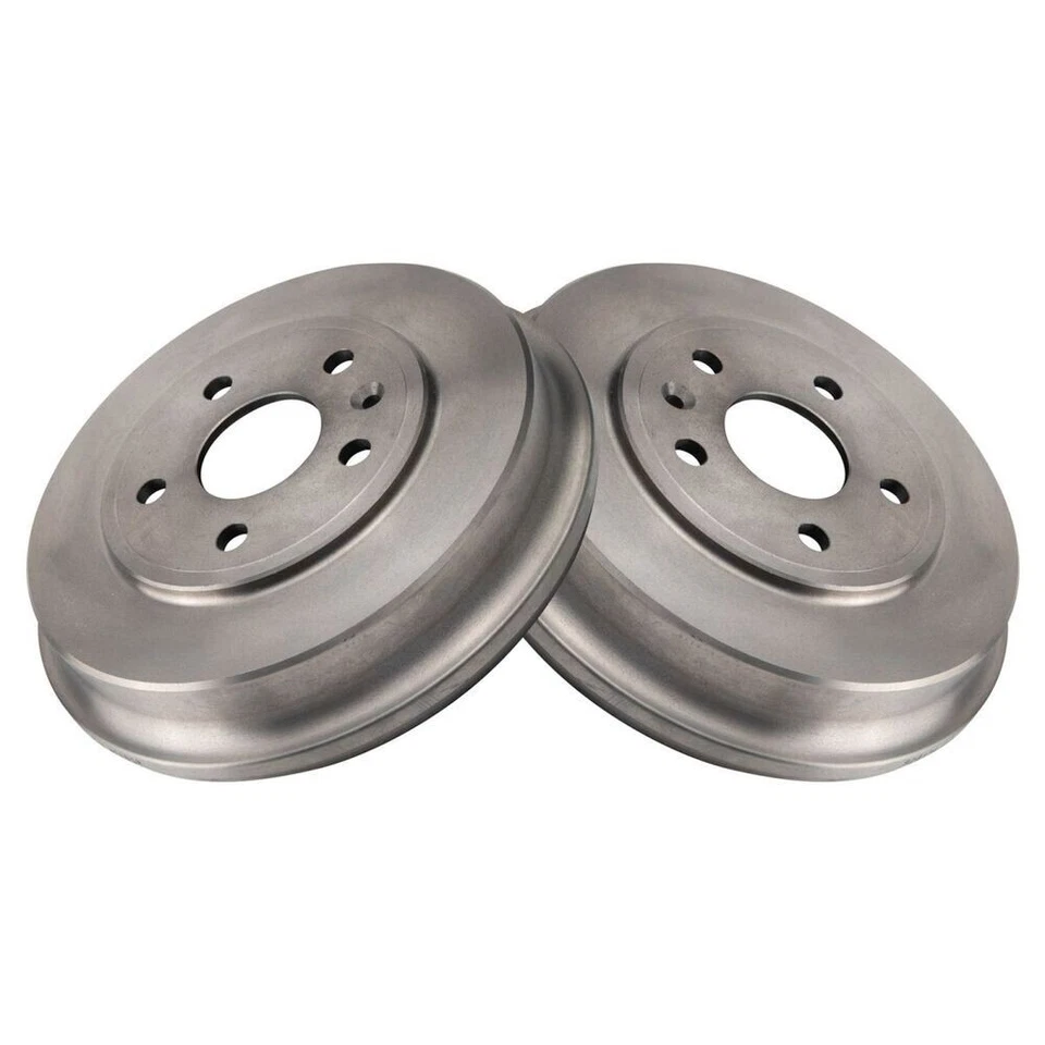 TRQ Rear Brake Drum Pair LH Driver & RH Passenger Sides for Chevy Sonic Trax - Image 2 of 4