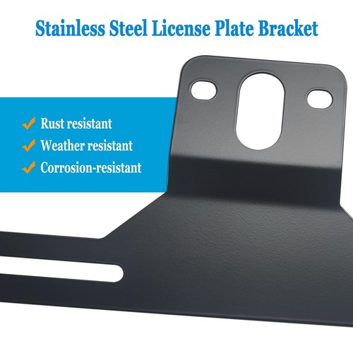 2 Pack Trailer License Plate Bracket Holder Car Tag Frame for Truck RV Boats - Picture 7 of 9