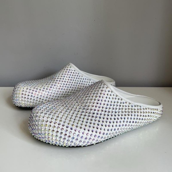 Women Marni Sabot Silver 39