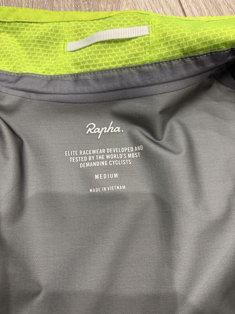 Rapha Pro Team Gore-Tex Rain Jacket M Fluorescent Green Condition