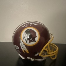 Washington Redskins Signed Football Mini Helmet Beckett Authenticated Original