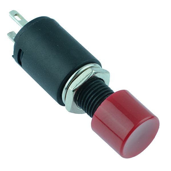 Red On-Off Latching Large Button Push Switch SPST