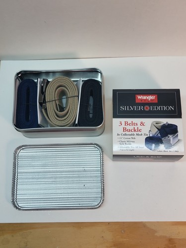 Wrangler Belts Silver Edition Military Style 1 Black/Tan/Navy Belts & 1 Buckle - 第 4/16 張圖片