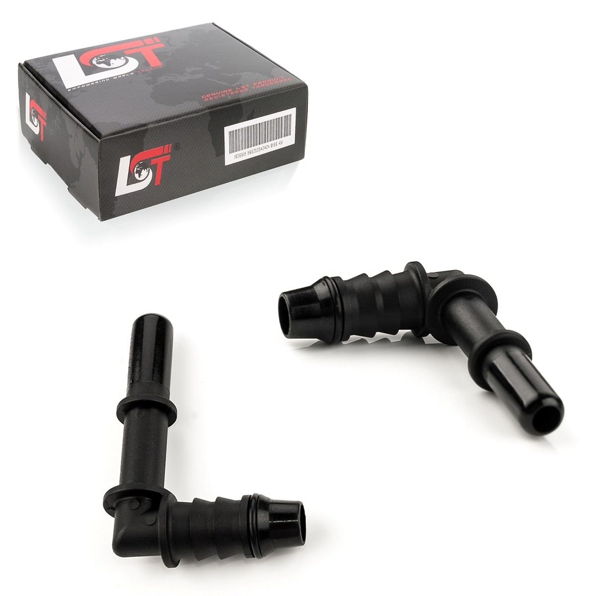 2x Counterpart Quick Release 90° Fuel Line Coupling 7.89x8 for JAGUAR