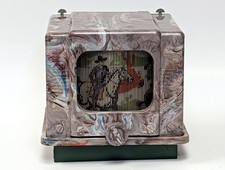 Vintage Hopalong Cassidy Automatic Television Set No. 352 w/ Box - Toy Viewer