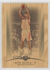 2008-09 Topps Hardwood Wood 16/299 Luis Scola #19 0af