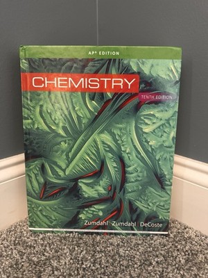 Chemistry Hardcover Textbook Zumdahl AP Edition Tenth Edition 