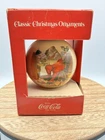 Vintage Coca Cola Classic Christmas Ornament 1966 by Corning Glass Works