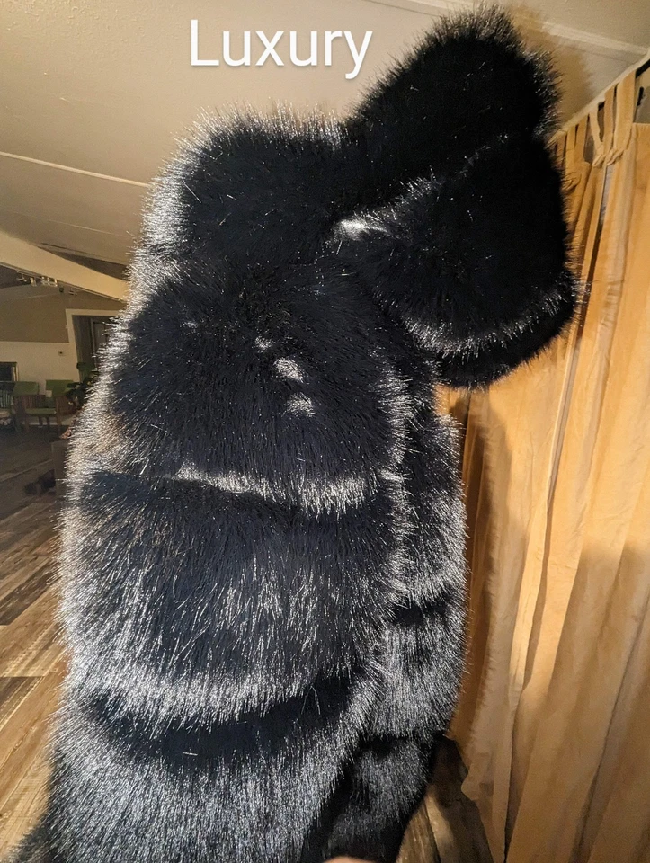 Норка искусственного пушистого меха бедра куртка. Обычные или роскошные (готовы к отправке) - Prima Dons - Изображение 4 из 4