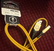 Lot Of 4 Long Charging Cords- See Photos