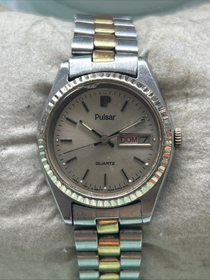 #ad Pulsar Two Tone Women’s Quartz Watch $11.96