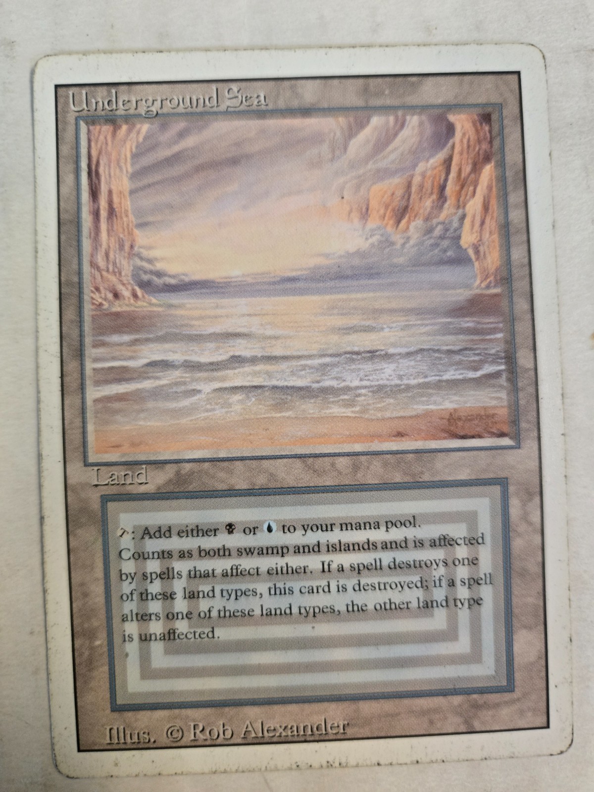 MTG Magic The Gathering HP REVISED UNDERGROUND SEA
