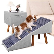 Pet Stairs for High Beds,21.06" H 6-Step Dog Stairs for Large Dogs 250lbs L...