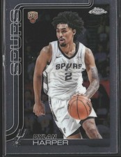 2025 Topps Chrome-Dylan Harper-RC-San Antonio Spurs/Rutgers-Rookie Card/Playoffs