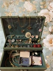Vintage Estate Costume Jewelry Lot Retro MCM Gold Tone Avon Pins Necklaces Plus
